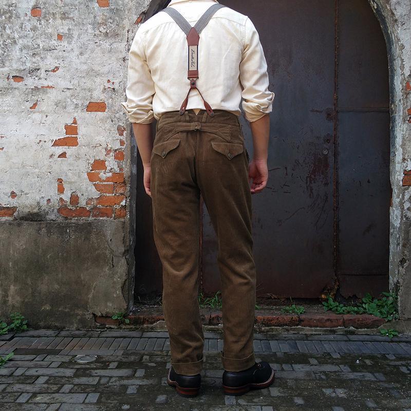 1920s 12oz Corduroy Farmer Work Trousers