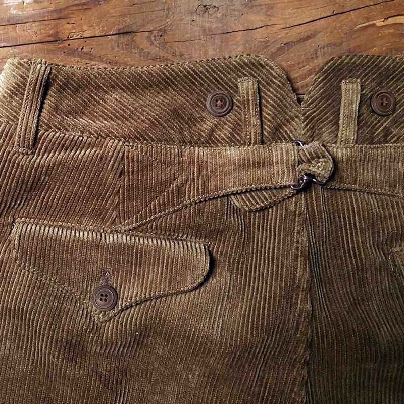 1920s 12oz Corduroy Farmer Work Trousers